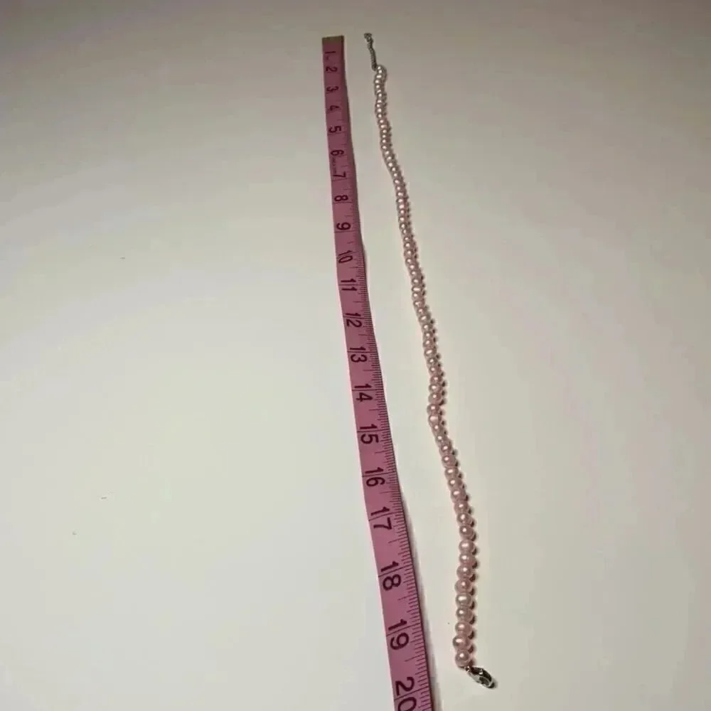 Freshwater Pearl Necklace with 925 Silver Clasp